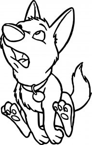 Bolt Dog What Coloring Pages