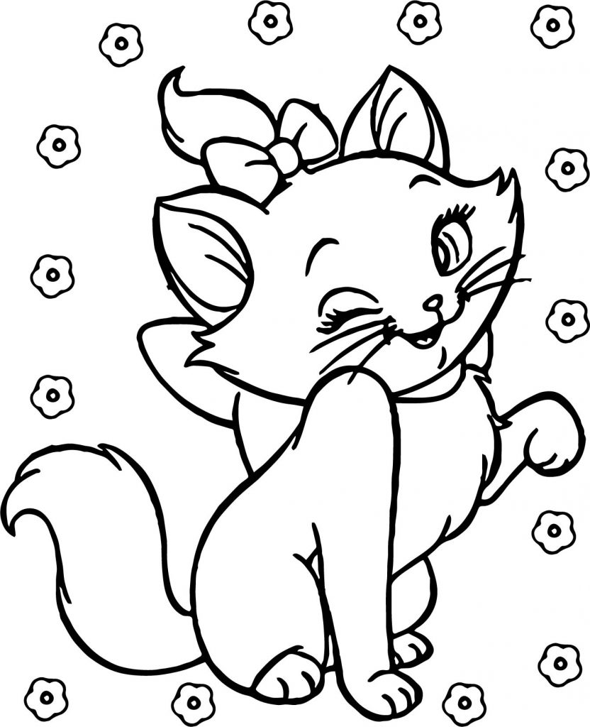 Cute Disney The Aristocats Coloring Page - Wecoloringpage.com