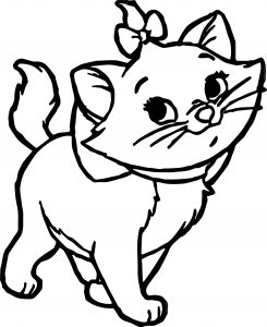 Disney The Aristocats Walking Coloring Pages