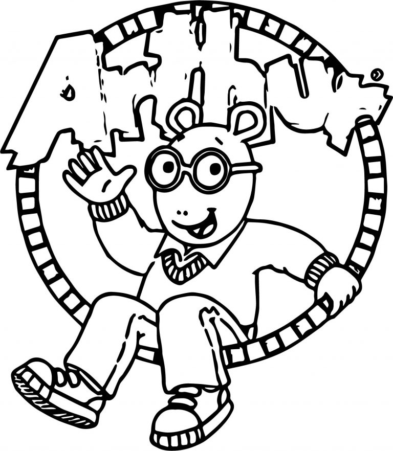 Enhanced Arthur Coloring Page - Wecoloringpage.com