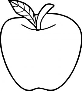 Good Apple Coloring Page