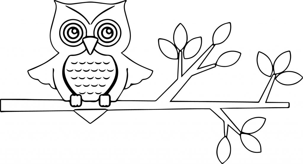 New Autumn Owl Coloring Page - Wecoloringpage.com