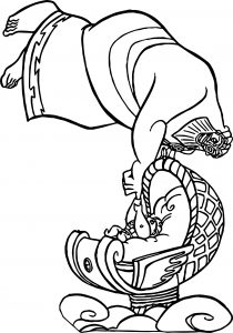 Power Baby Hercules and Baby Pegasus Coloring Pages
