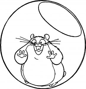 Rhino Hamster Happy Coloring Pages