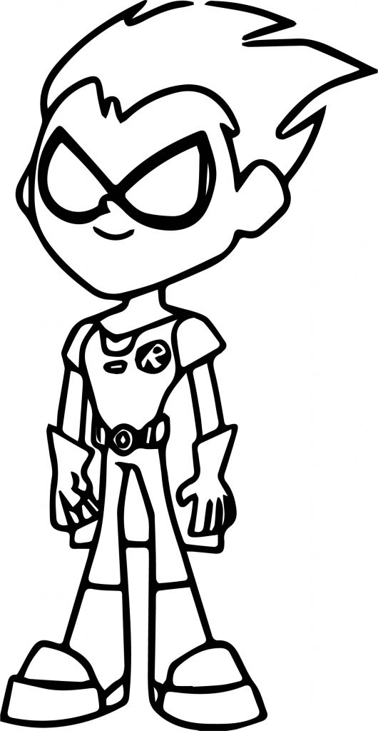 Robin Ttg Cartoon Coloring Page - Wecoloringpage.com