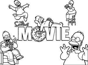 Simpsons Wallpapers The Simpsons Coloring Page