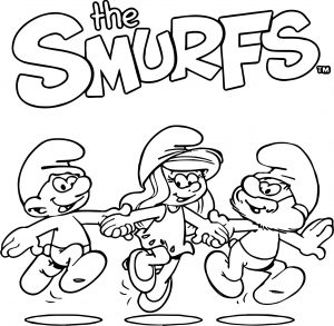 Smurf The Smurfs Coloring Page