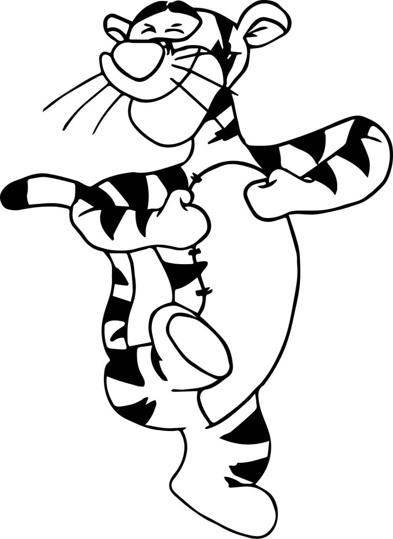 Sweet Tigger Coloring Page - Wecoloringpage.com