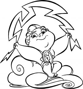 Thunder Baby Hercules Coloring Pages