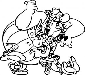 Asterix Fun Times Coloring Page
