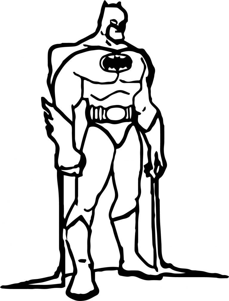 Batman Kids Doodle Coloring Page - Wecoloringpage.com