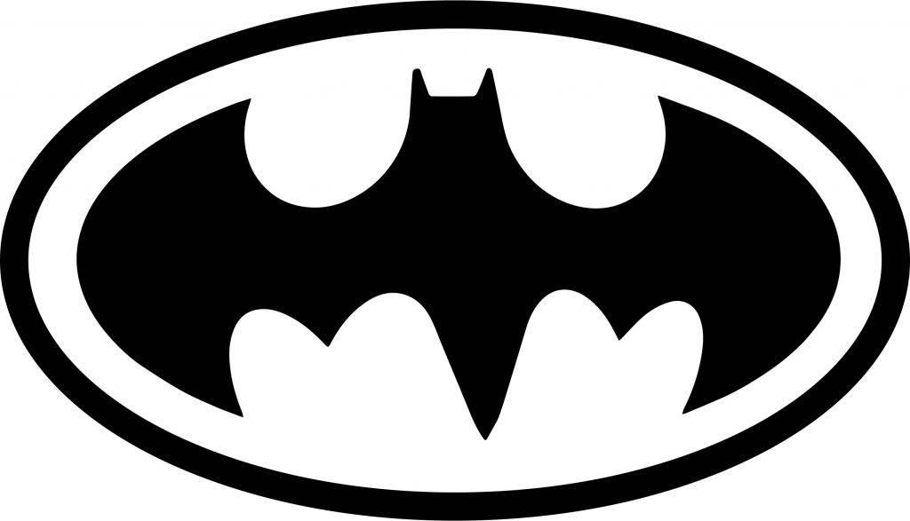 Batman Logo Black Coloring Page - Wecoloringpage.com