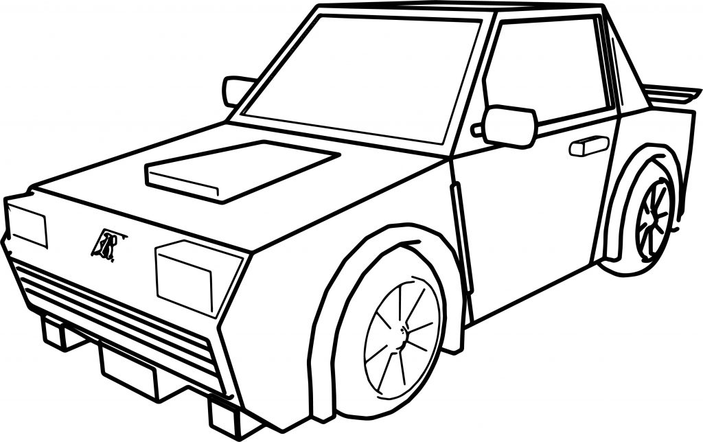 Car For Cartoon Coloring Page - Wecoloringpage.com