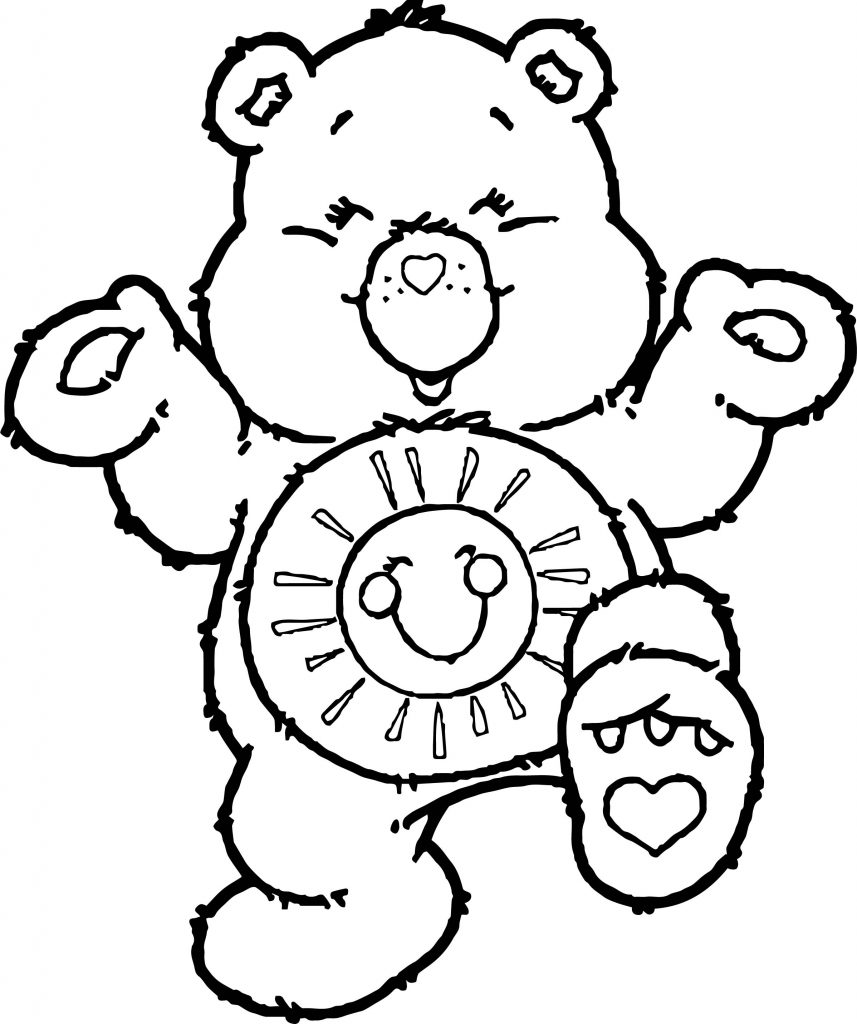 Care Bears Joy Coloring Page - Wecoloringpage.com