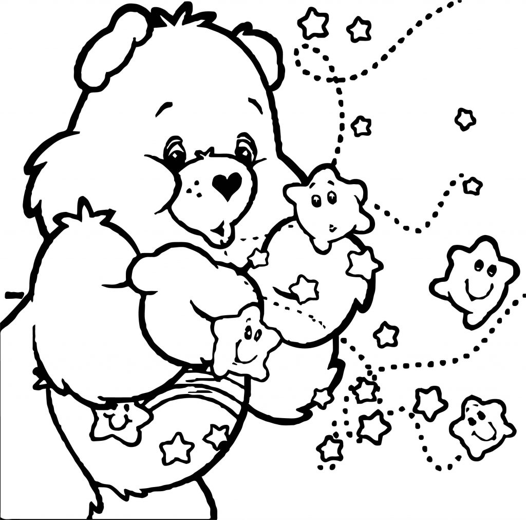 Care Bears Sleep Clouds Coloring Page - Wecoloringpage.com