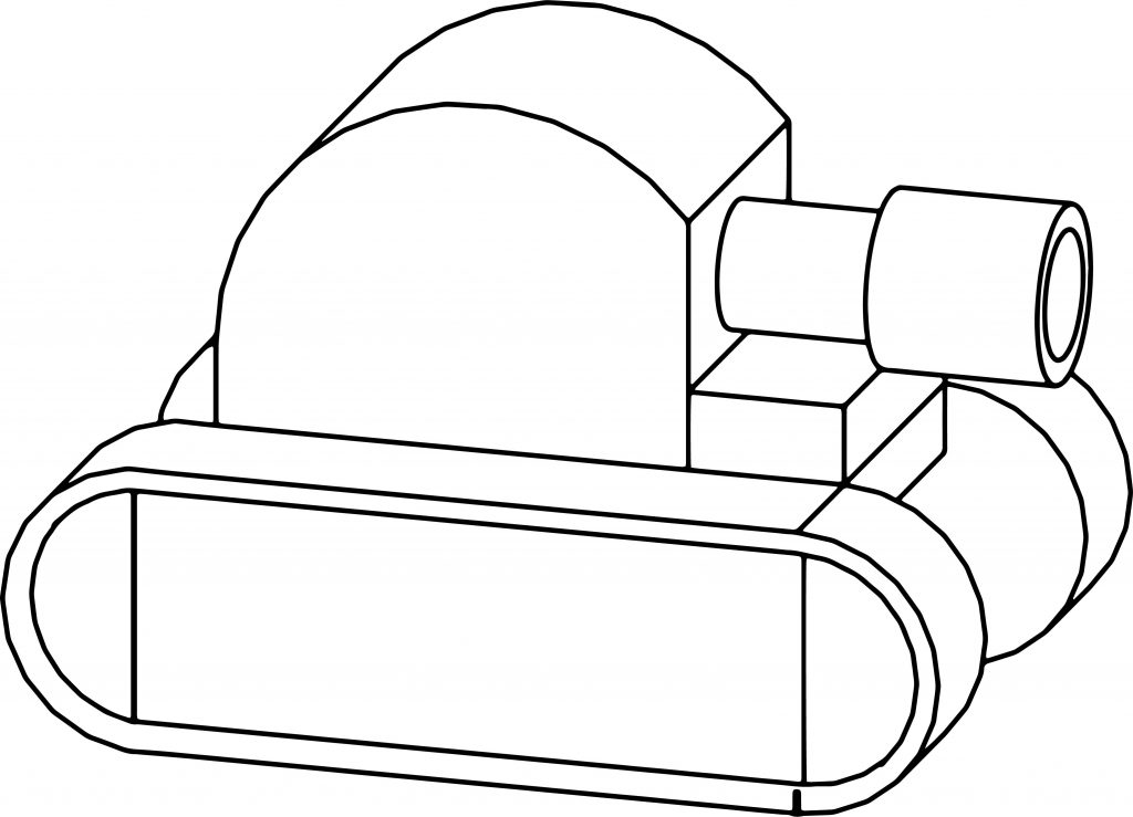 Cartoon Tank Coloring Page - Wecoloringpage.com