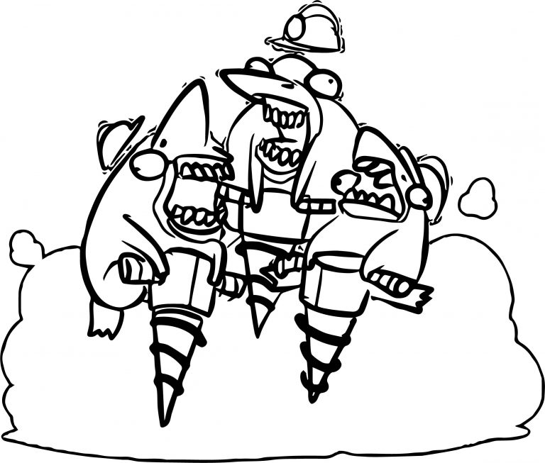 Club Penguin Drilling Coloring Page - Wecoloringpage.com
