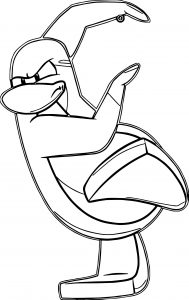 Club Penguin Go Coloring Page