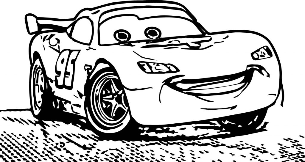 Disney Cars Ninty Five Coloring Page - Wecoloringpage.com