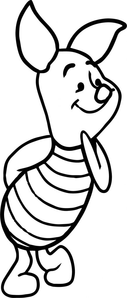 Draw Piglet From Winnie The Pooh Step Coloring Page - Wecoloringpage.com