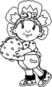 Fifi Strawberry Coloring Page