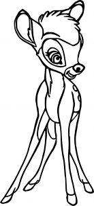 Just Bambi Coloring Pages