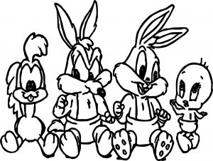 Looney Tunes Picture Coloring Page