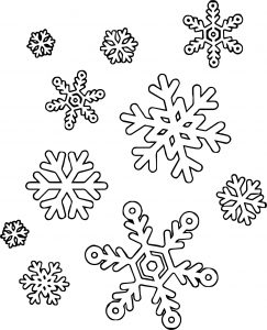 Much Snowflake Coloring Page