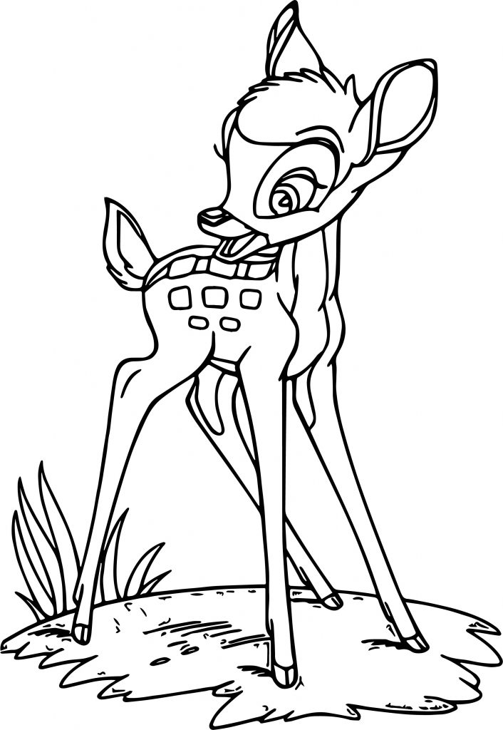 Perfect Bambi Coloring Pages - Wecoloringpage.com