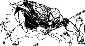 Spiderman Cartoon Full Size Spider Man Coloring Page