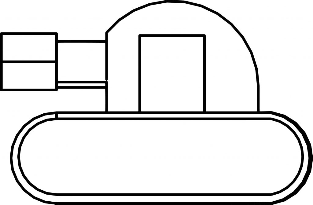 Tank Cartoon Side Coloring Page - Wecoloringpage.com