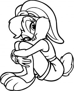 Warner Bros Baby Looney Tunes Sport Girl Coloring Page