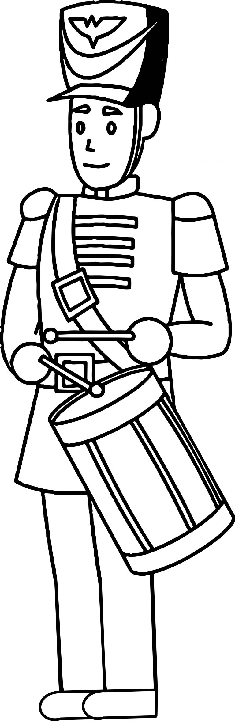 Wood Toy Soldier Coloring Page | Wecoloringpage.com