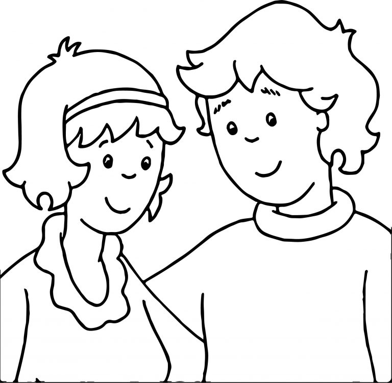 Adult Caillou Coloring Page - Wecoloringpage.com