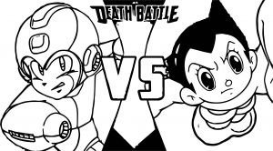 Astro Boy Death Battle Coloring Page