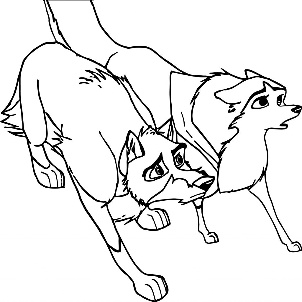 Balto Jenna Coloring Page Coloring Pages