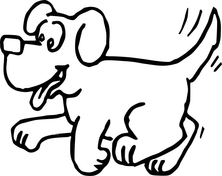 Cute Puppy Dog Sheet Coloring Page | Wecoloringpage.com