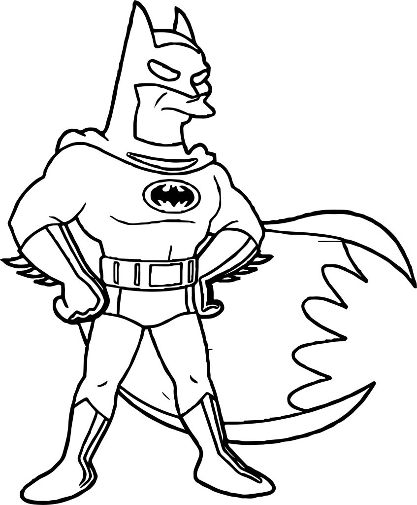 DC Comics Batman The Animated Series Coloring Page - Wecoloringpage.com