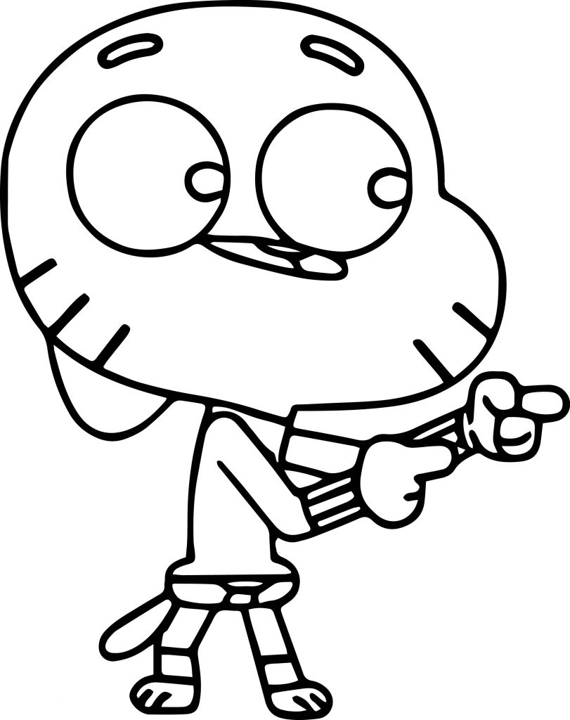 Gumball You Best Coloring Page - Wecoloringpage.com