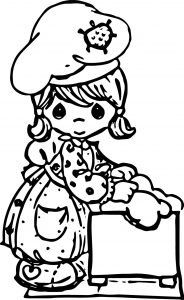 Make Cook Precious Moments Coloring Page
