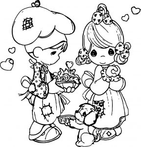 Precious Moments Make Cook Coloring Page