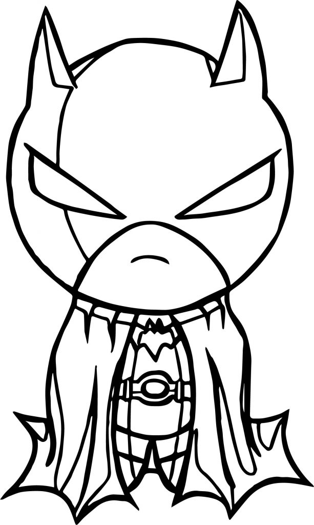 Small Batman Kids Coloring Page - Wecoloringpage.com