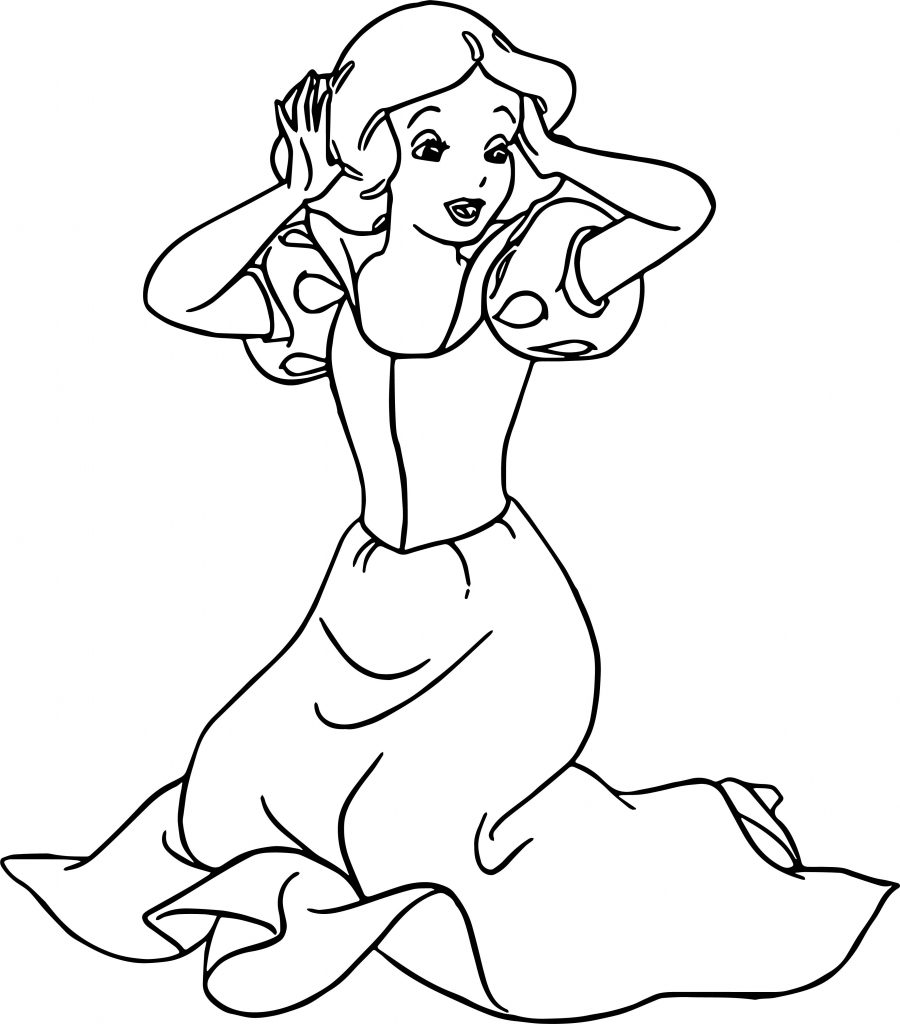 Snow White My Hair Coloring Page - Wecoloringpage.com