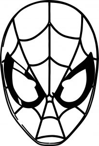 Spider Man Masks Pack Of Spider Man Coloring Page