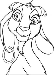 The Hunchback Of Notre Dame Djali Face Coloring Page