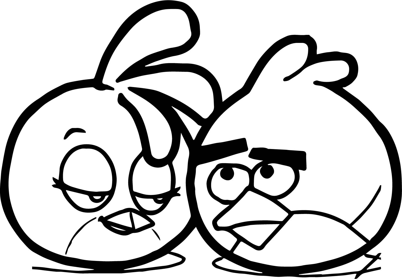 Angry Birds Heroic Rescue Coloring Page – Wecoloringpage.com