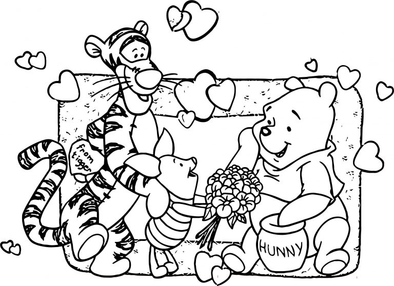 Baby Piglet Winnie The Pooh From Tigger Hunny Coloring Page ...