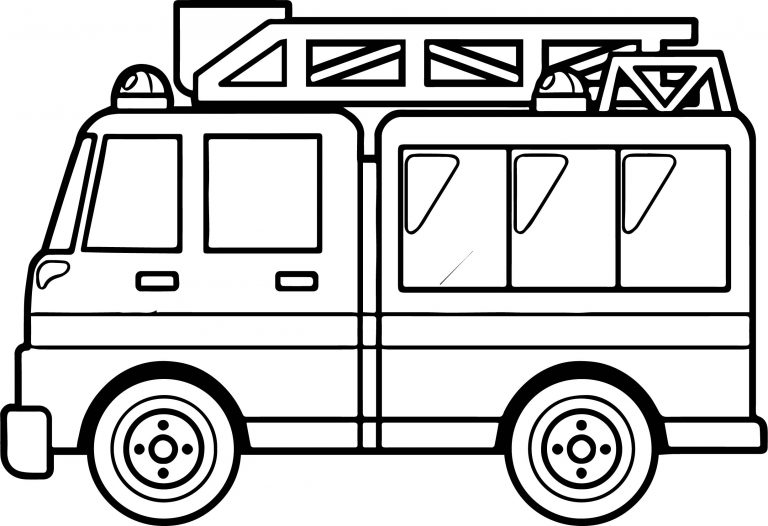 Best Fire Truck Coloring Page | Wecoloringpage.com