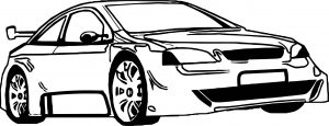 Car Up Coloring Page