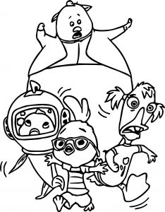 Chicken Little Family Coloring Page